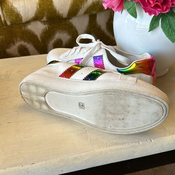 Red Dress Boutique Rainbow Sneakers - Picture 5 of 7